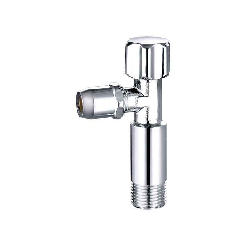 صمام زاوية نحاسي كلاسيكي مطلي بالكروم AMT-5009