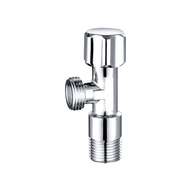 صمام زاوية نحاسي كلاسيكي مطلي بالكروم AMT-5009